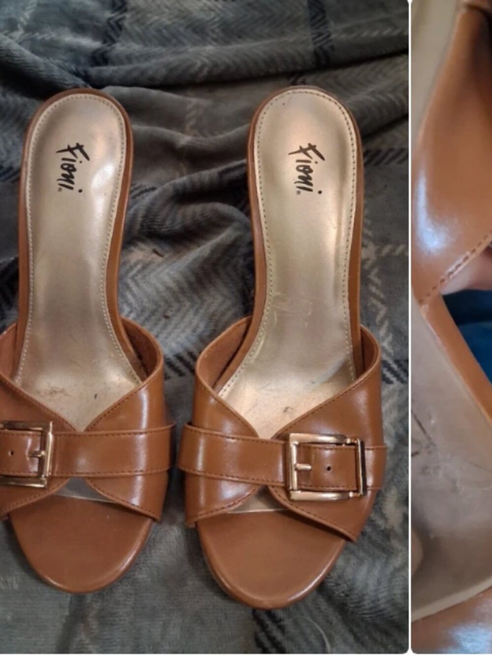 Buckle high heels